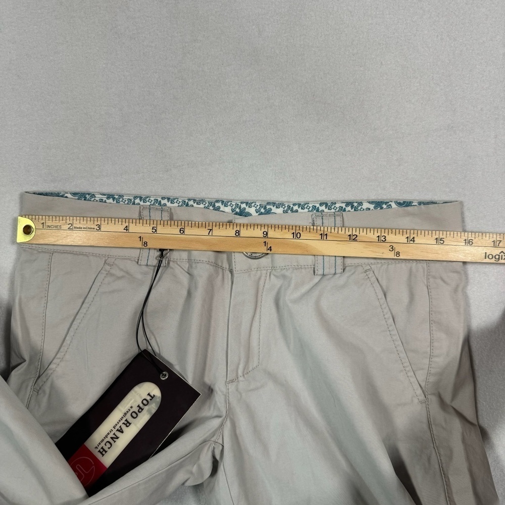 Topo Ranch Pants Womens 4 Cream Khaki Bootcut NWT - Picture 5 of 9